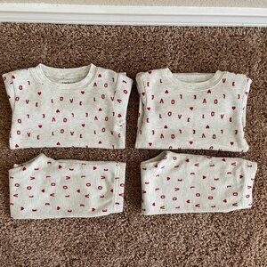 2 x Carter's Child of Mine Toddler Pajamas Set 18 M